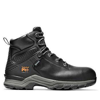 Timberland PRO Hypercharge 6" Comp Toe - Cierne Nepremokave Topanky Panske, T0219SK